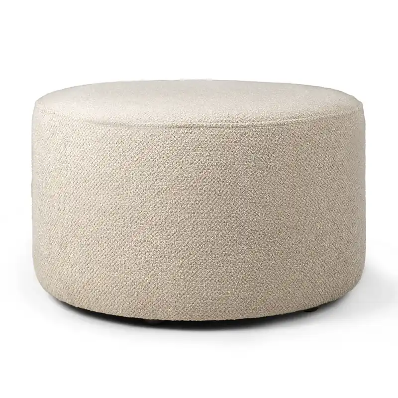 Barrow Pouf Ø60 cm Off White Bästa pris